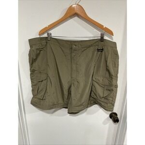 Columbia PFG Cargo Shorts, Men's 3X, Beige, D Ring, Quick Dry, Outdoors